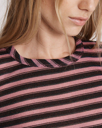 Striped Metallic T-shirt