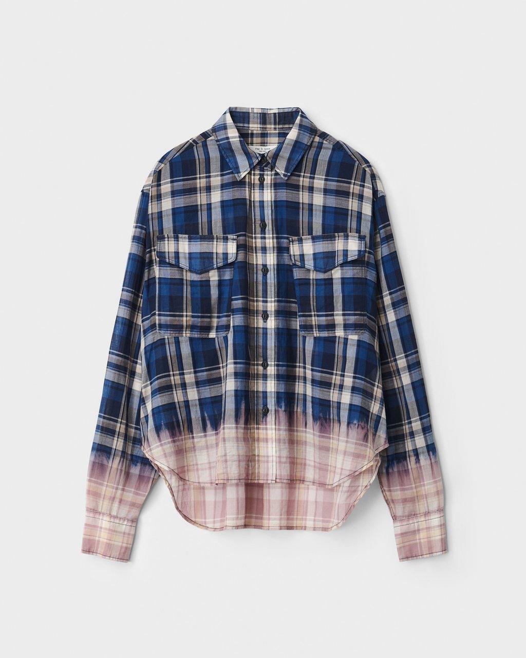 Florian Cropped Plaid Shirt