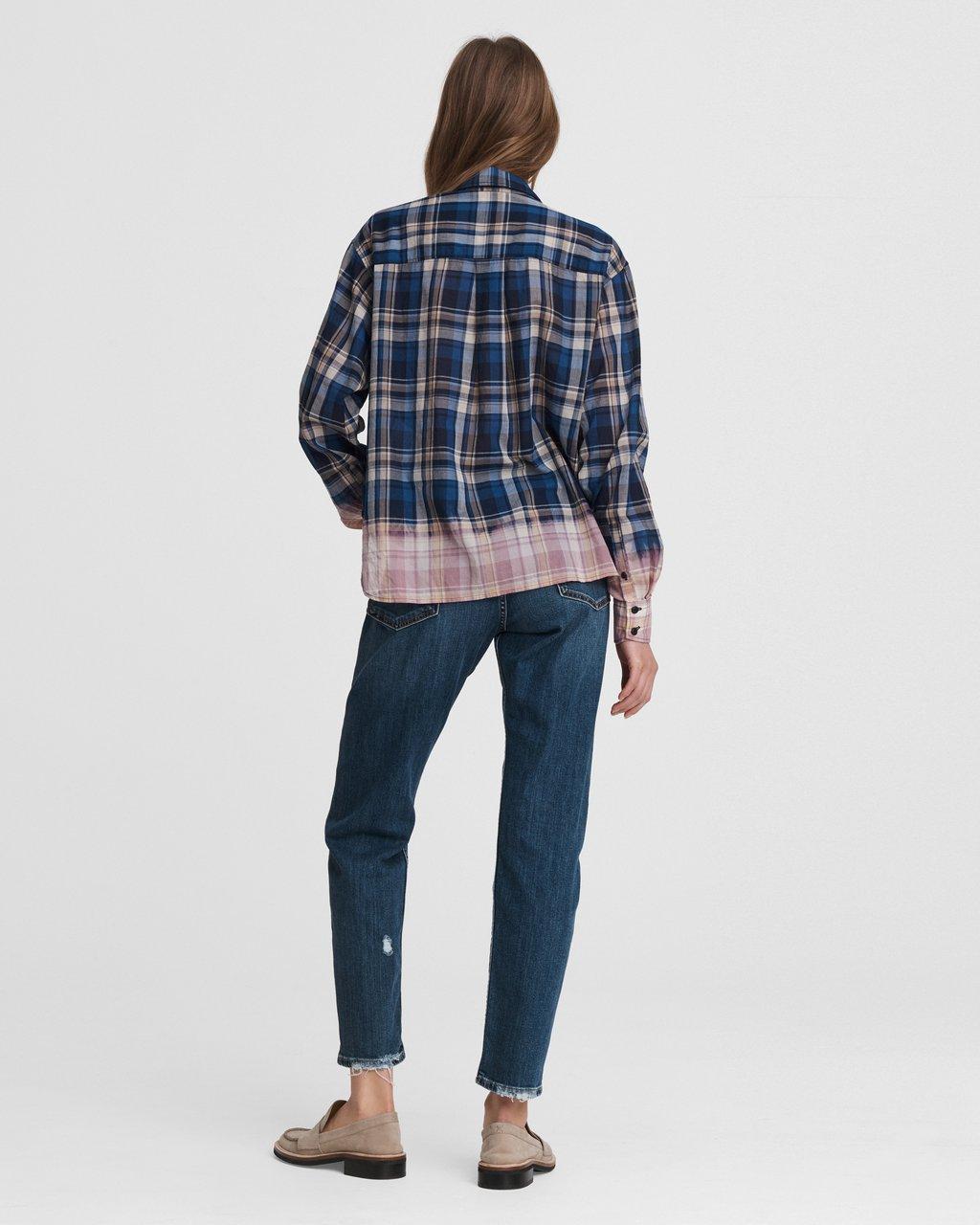 Florian Cropped Plaid Shirt