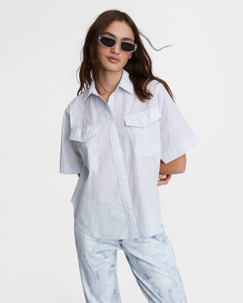 Florian Cropped Short-sleeve Shirt