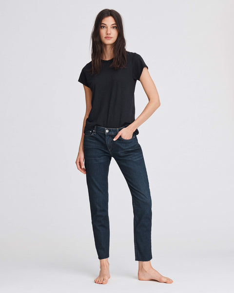 Dre Low-Rise Slim Boyfriend Jean