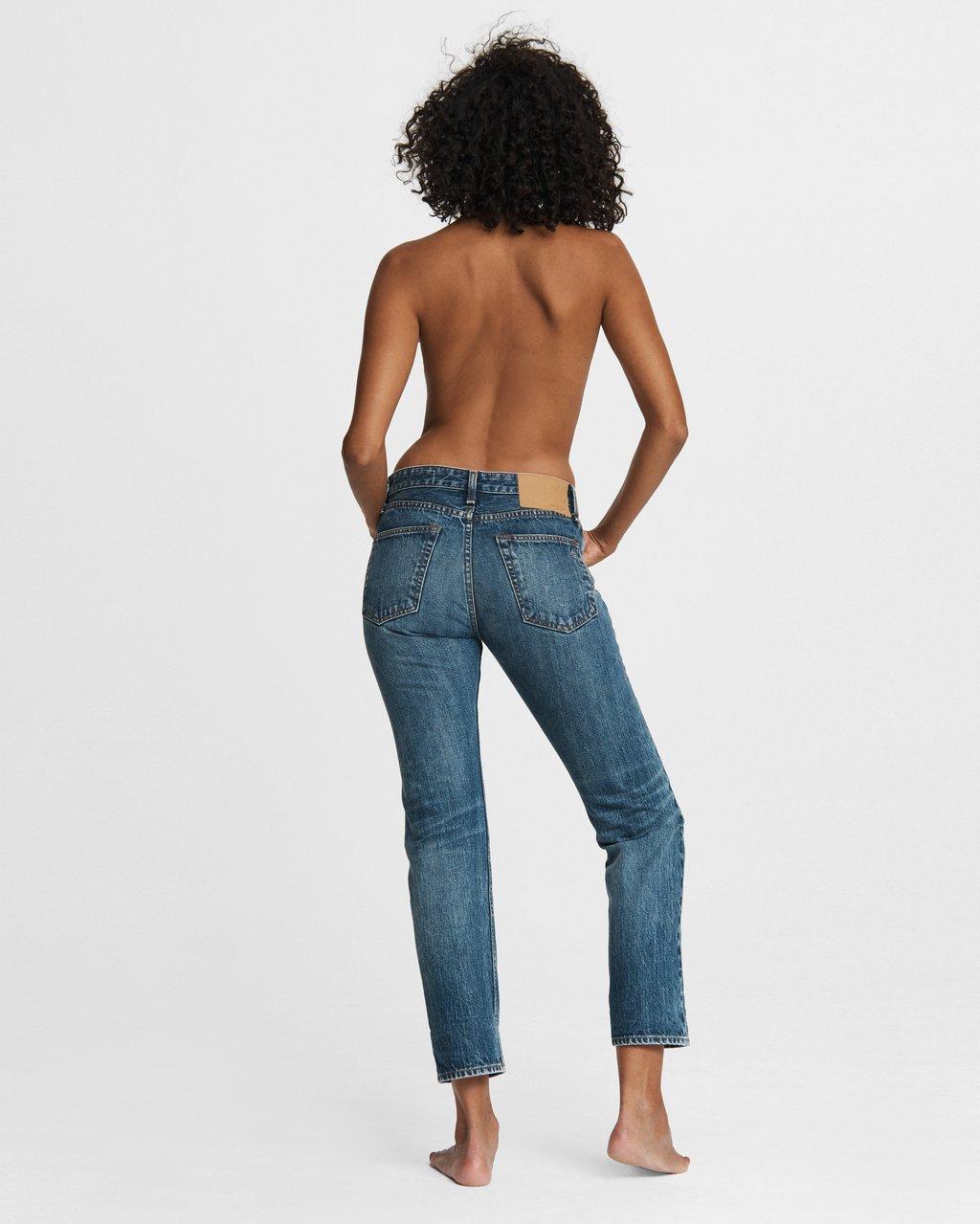 Rosa Mid-rise Boyfriend Jeans