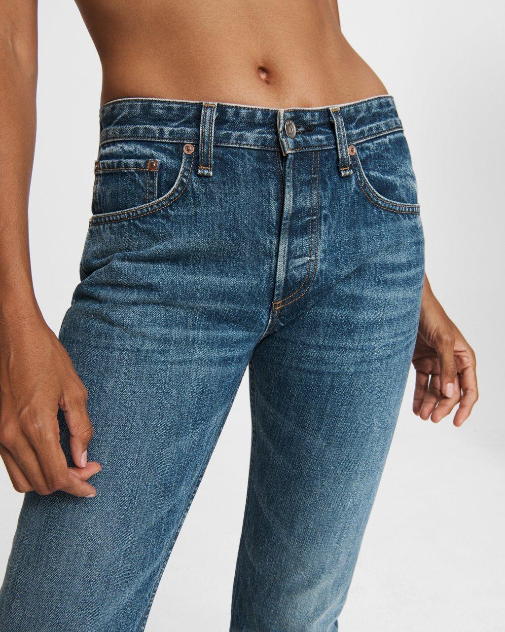 Rosa Mid-rise Boyfriend Jeans