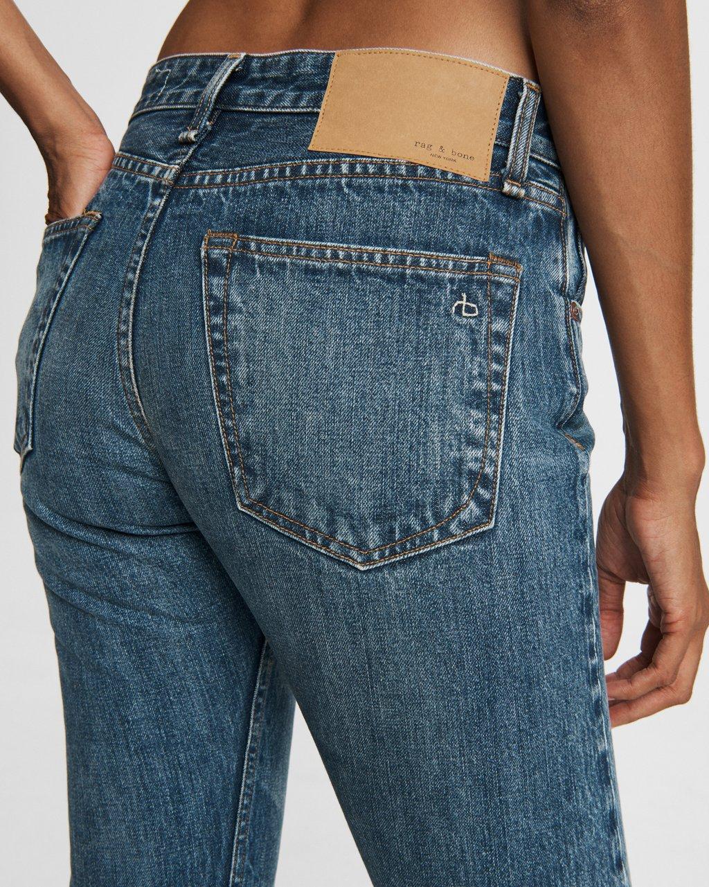 Rosa Mid-rise Boyfriend Jeans