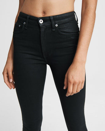 Nina High-Rise Skinny Coated Jeans