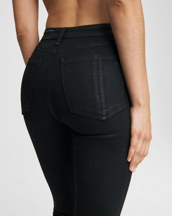 Nina High-Rise Skinny Coated Jeans