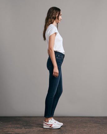 Nina High-Rise Ankle Skinny Jeans