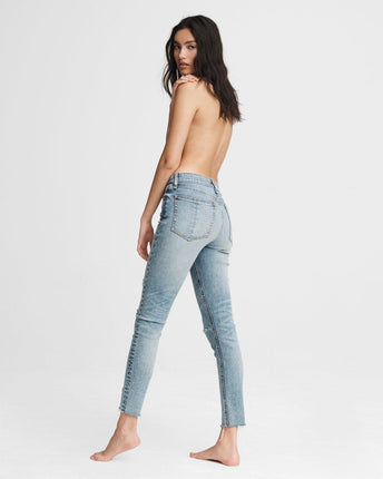 Nina High-Rise Ankle Skinny Jeans