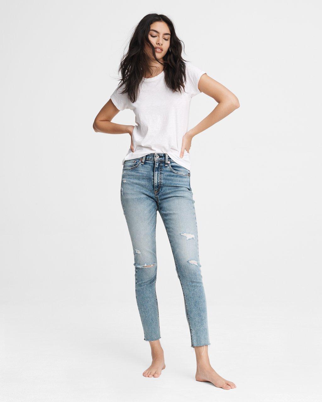 Nina High-Rise Ankle Skinny Jeans