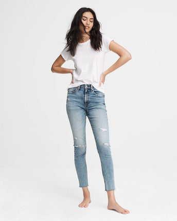 Nina High-Rise Ankle Skinny Jeans