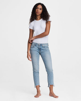 Dre Low-Rise Slim Boyfriend Jeans