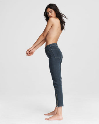 Nina High-Rise Ankle Cigarette Jeans