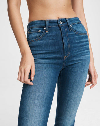 Nina High-Rise Ankle Flare Jeans