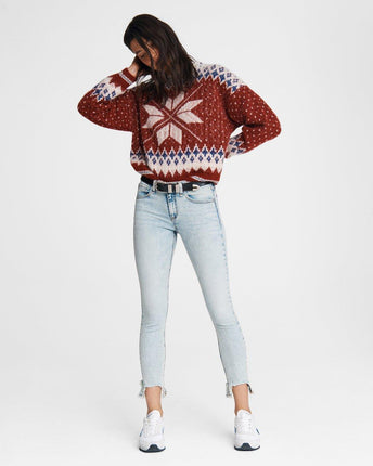 Cate Mid-Rise Ankle Skinny Jeans