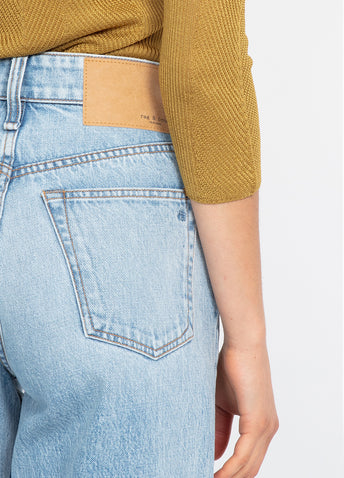 Maya High-Rise Ankle Wide Leg Jeans
