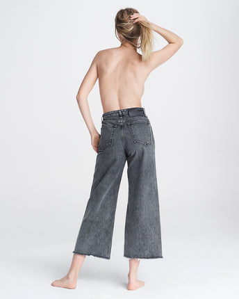 Ruth Super High-Rise Ankle Wide Leg Jeans