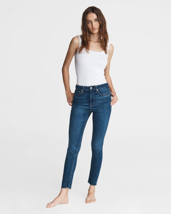 Nina High-Rise Ankle Skinny Jeans