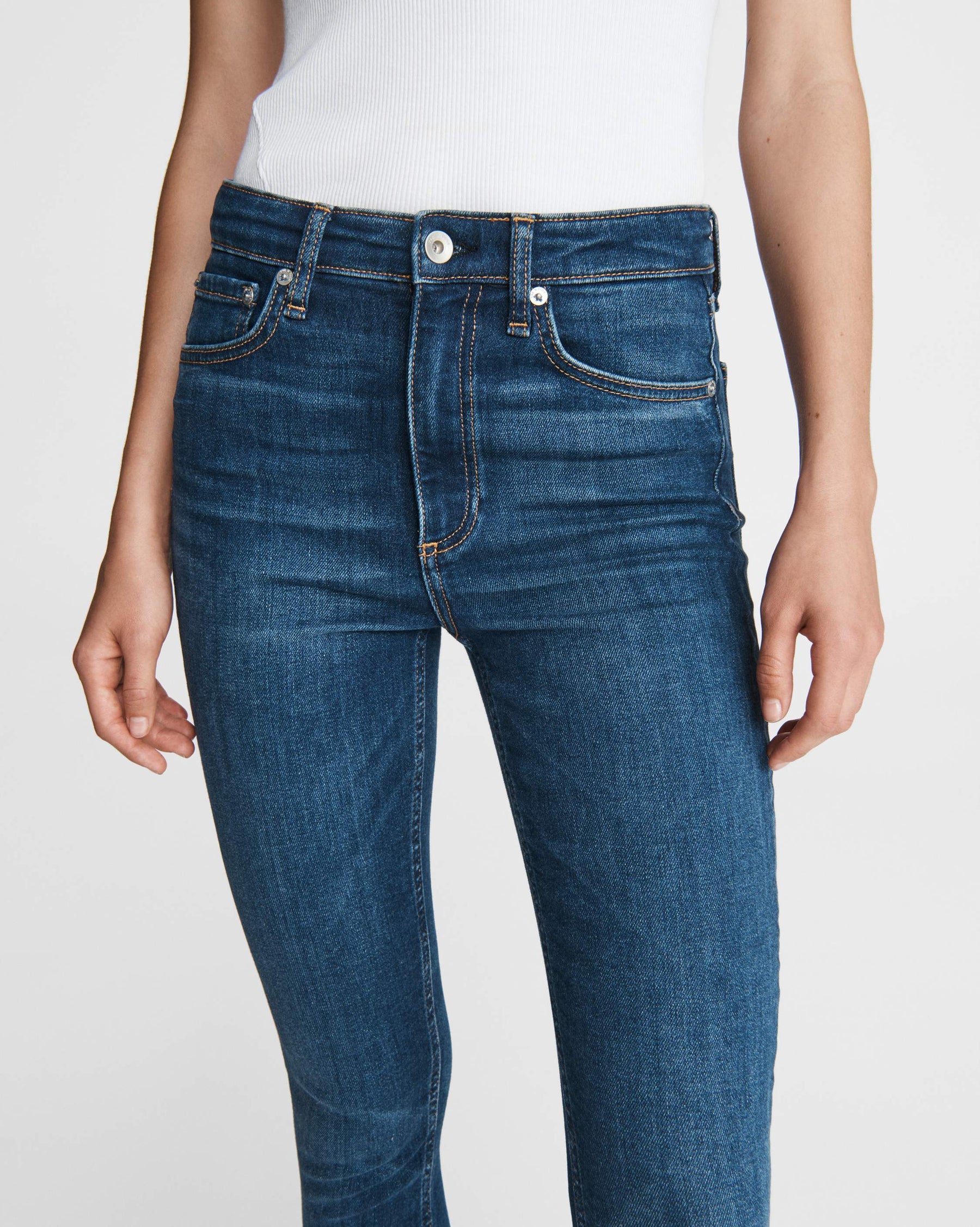 Nina High-Rise Ankle Skinny Jeans