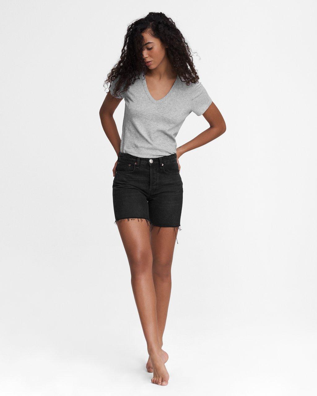 Maya High-Rise Midi Shorts