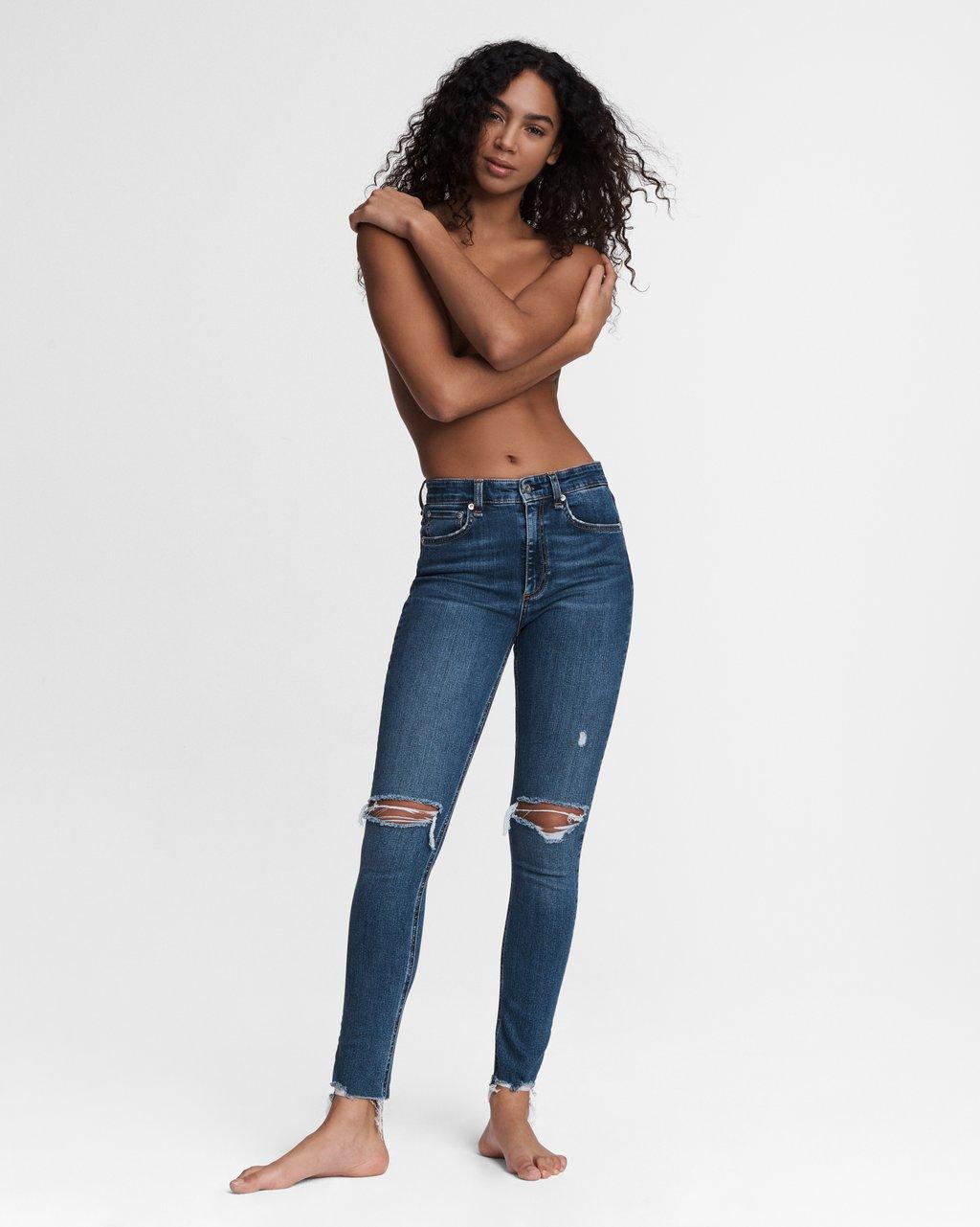 Nina High-rise Ankle Skinny Jeans