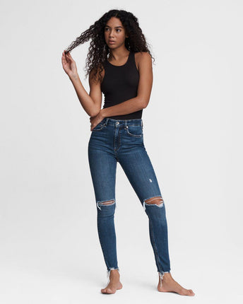 Nina High-rise Ankle Skinny Jeans