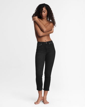 Nina High-rise Ankle Cigarette Jeans