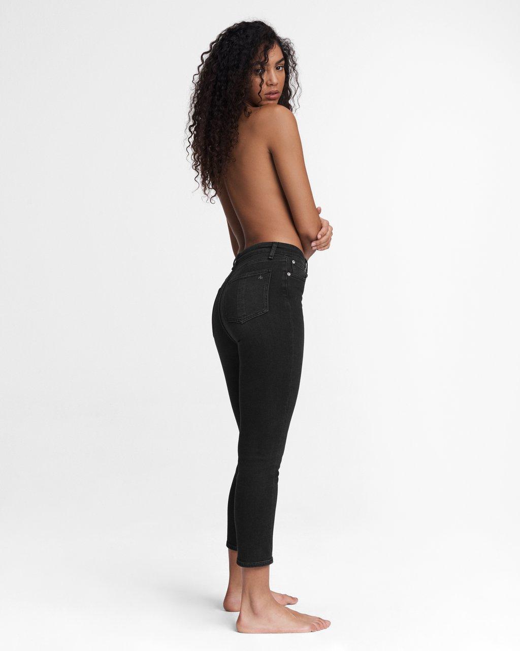 Nina High-rise Ankle Cigarette Jeans