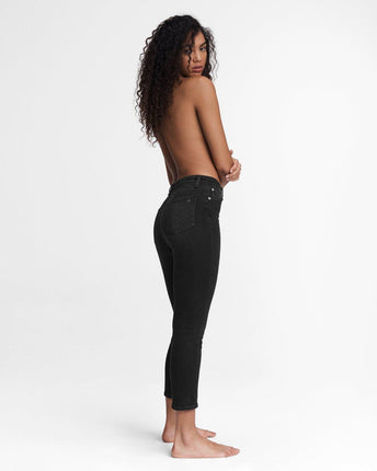 Nina High-rise Ankle Cigarette Jeans