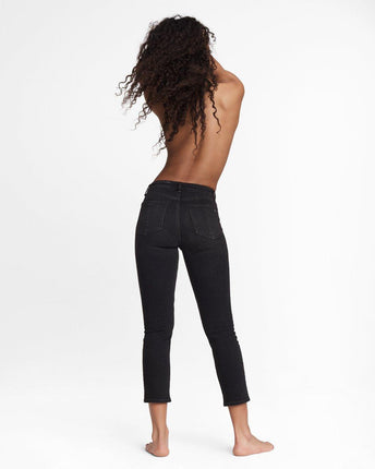 Nina High-rise Ankle Cigarette Jeans