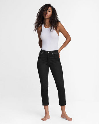 Nina High-rise Ankle Cigarette Jeans