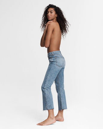 Maya High-Rise Cropped Flare Jeans