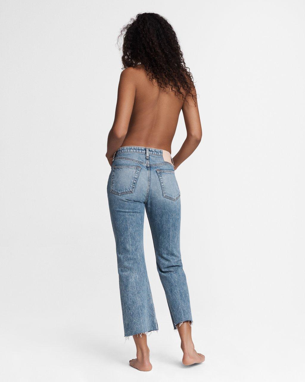 Maya High-Rise Cropped Flare Jeans