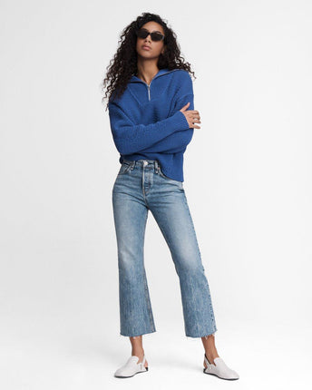 Maya High-Rise Cropped Flare Jeans