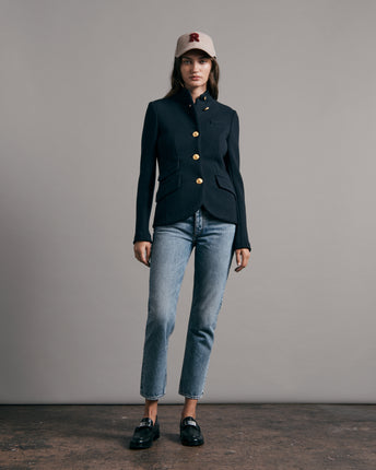 Nina High-Rise Ankle Cigarette Jeans