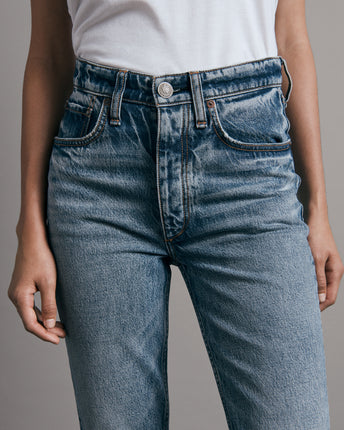 Nina High-Rise Ankle Cigarette Jeans