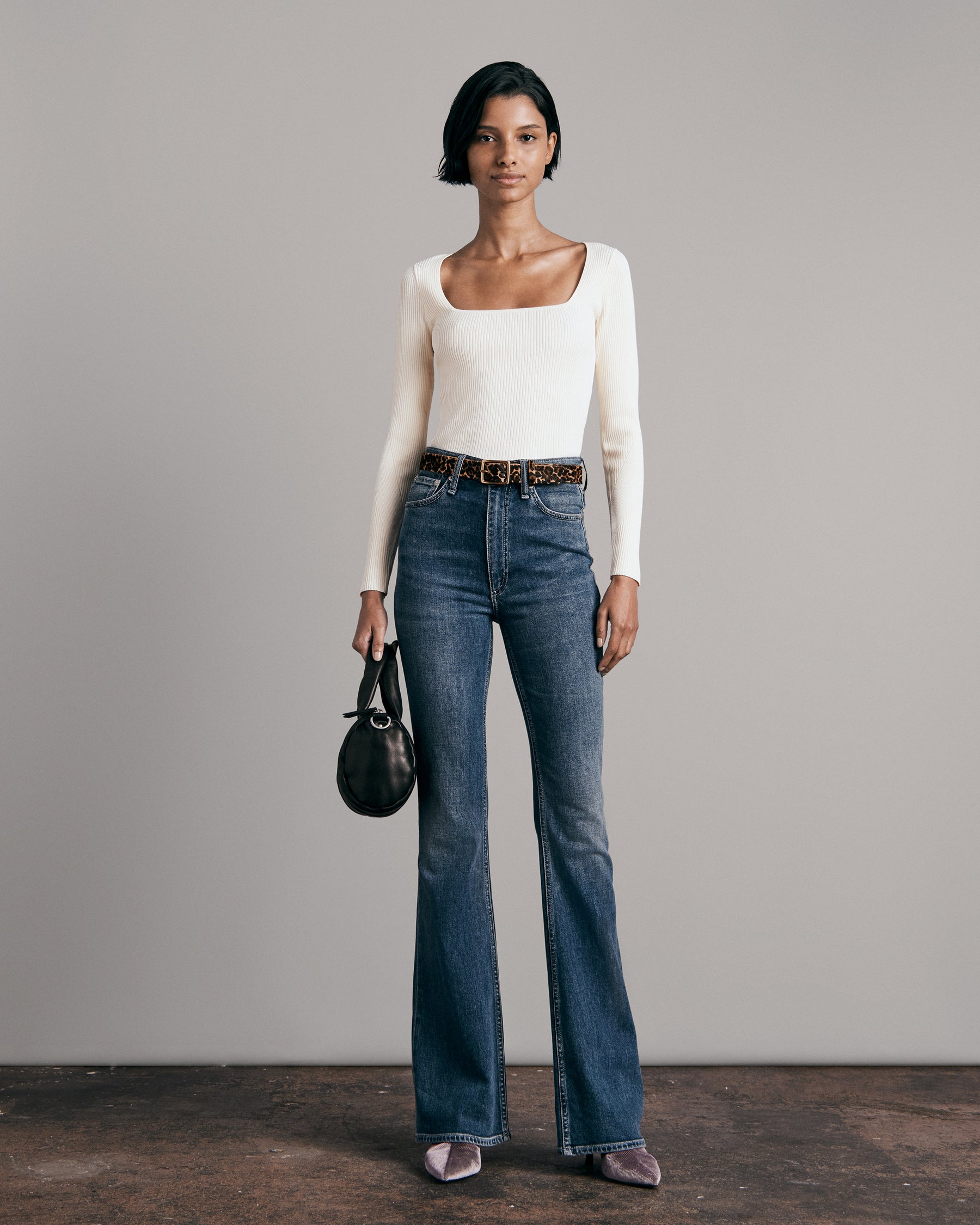 Casey High-Rise Flare Jeans