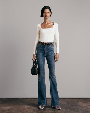 Casey High-Rise Flare Jeans
