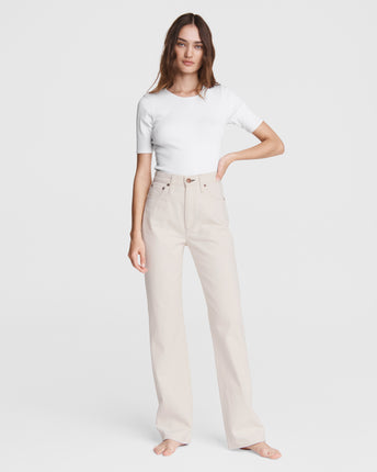 Alex High-Rise Straight Jeans