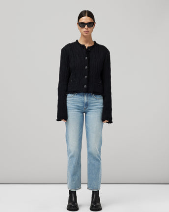 Harlow Mid-Rise Straight Jeans