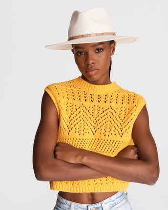 Lexie Packable Wide Brim Fedora