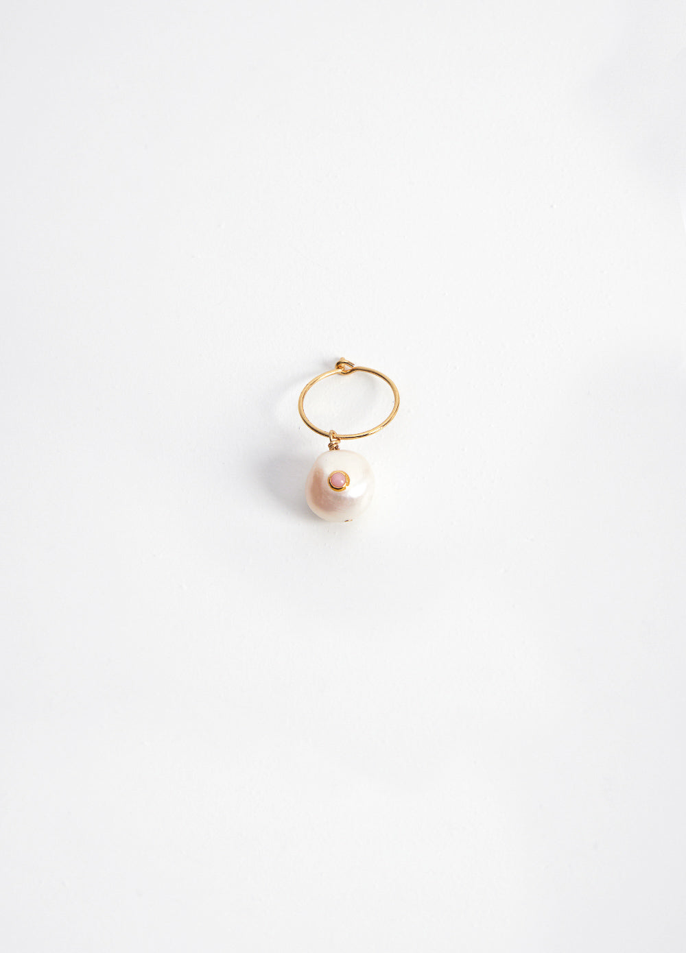 Pearl Hoop Earring