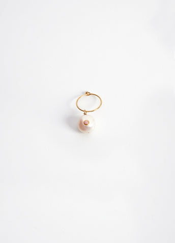 Pearl Hoop Earring