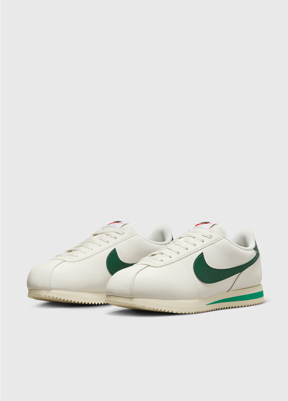 Women s Nike Cortez Sail Gorge Green Sneakers