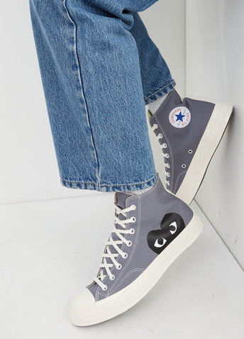 Grey Cdg Converse On Feet Cdg Converse Grey On Feet Convere Cdg