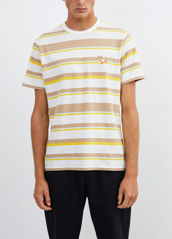 Chillax Fox Stripe T-shirt
