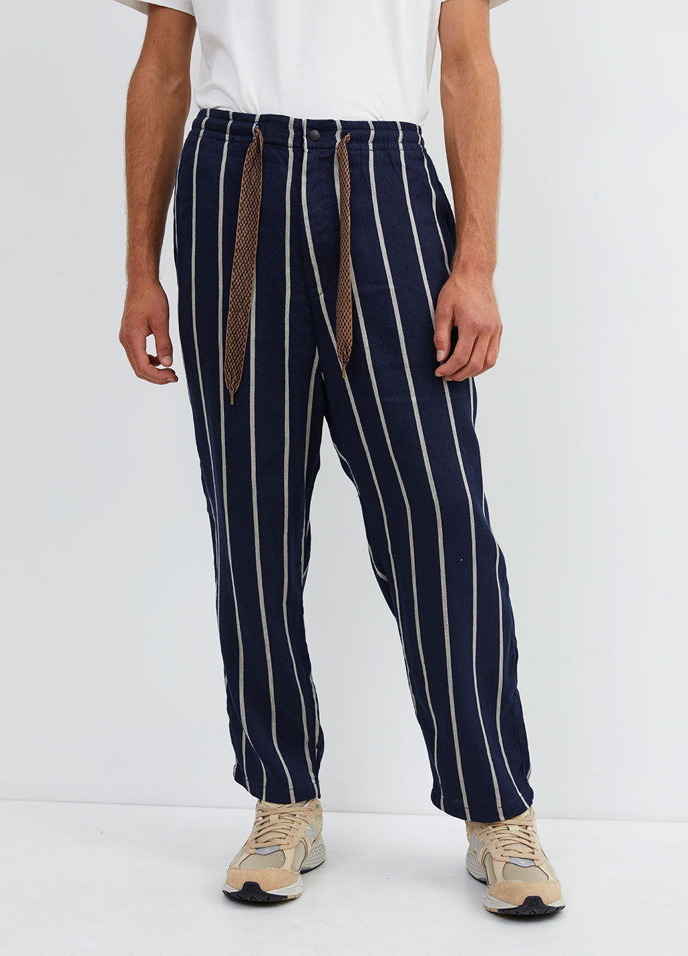 Linen Stripe Pants