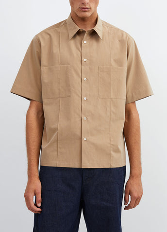 Ripstop Chambray Short-sleeve Shirt