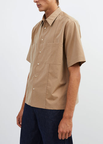 Ripstop Chambray Short-sleeve Shirt