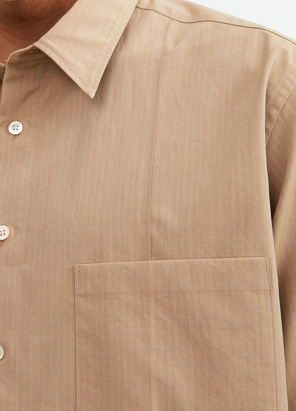 Ripstop Chambray Short-sleeve Shirt