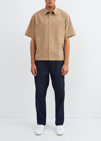Ripstop Chambray Short-sleeve Shirt